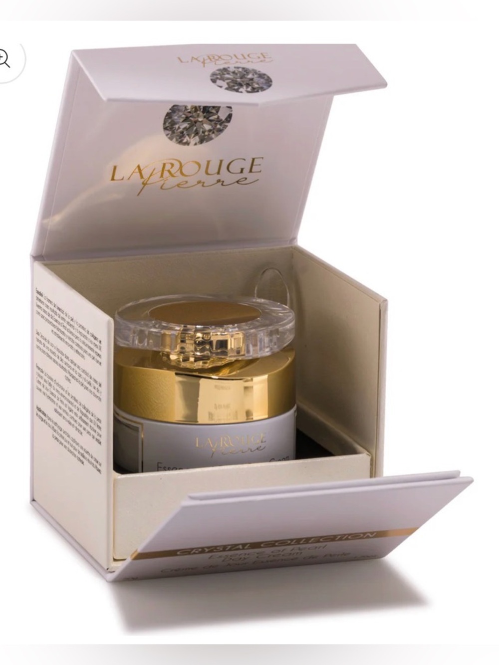 La Rouge Pierre Essence of Pearl Day Cream Crystal Collection Skincare 50g New